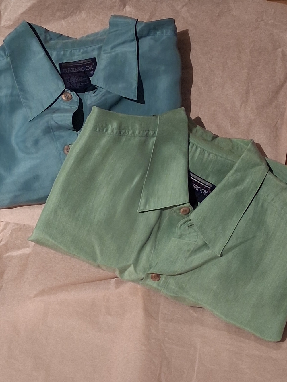 Light Blue Short-Sleeve Casual Button-Down Shirt